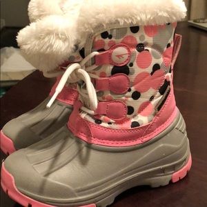 Hitec size 12 fun snow boots.  Worn once.